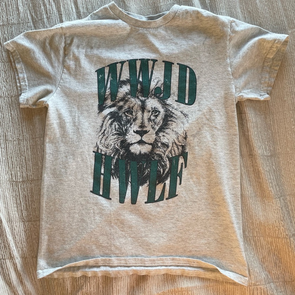WWJD/HWLF tee grey/white #wwjd #hwlf